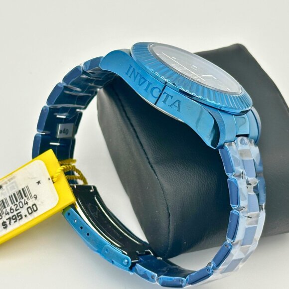 Invicta 37409 Pro Diver 44mm Turquoise Blue Quartz Stainless Steel Watch NEW - Picture 7 of 9